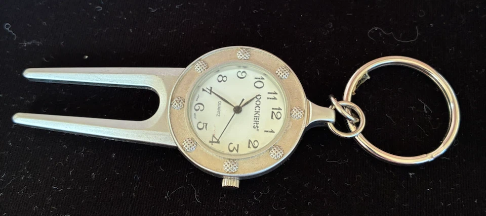 Dockers Golf Divot Tool with Quartz Watch