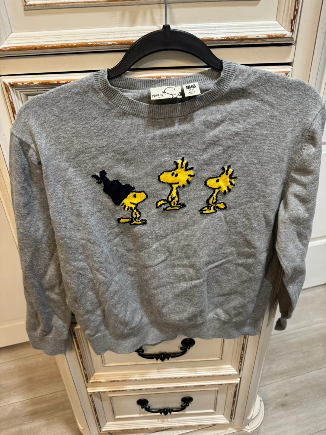 Uniqlo Peanuts Woodstock Sweater Gray - photo 4