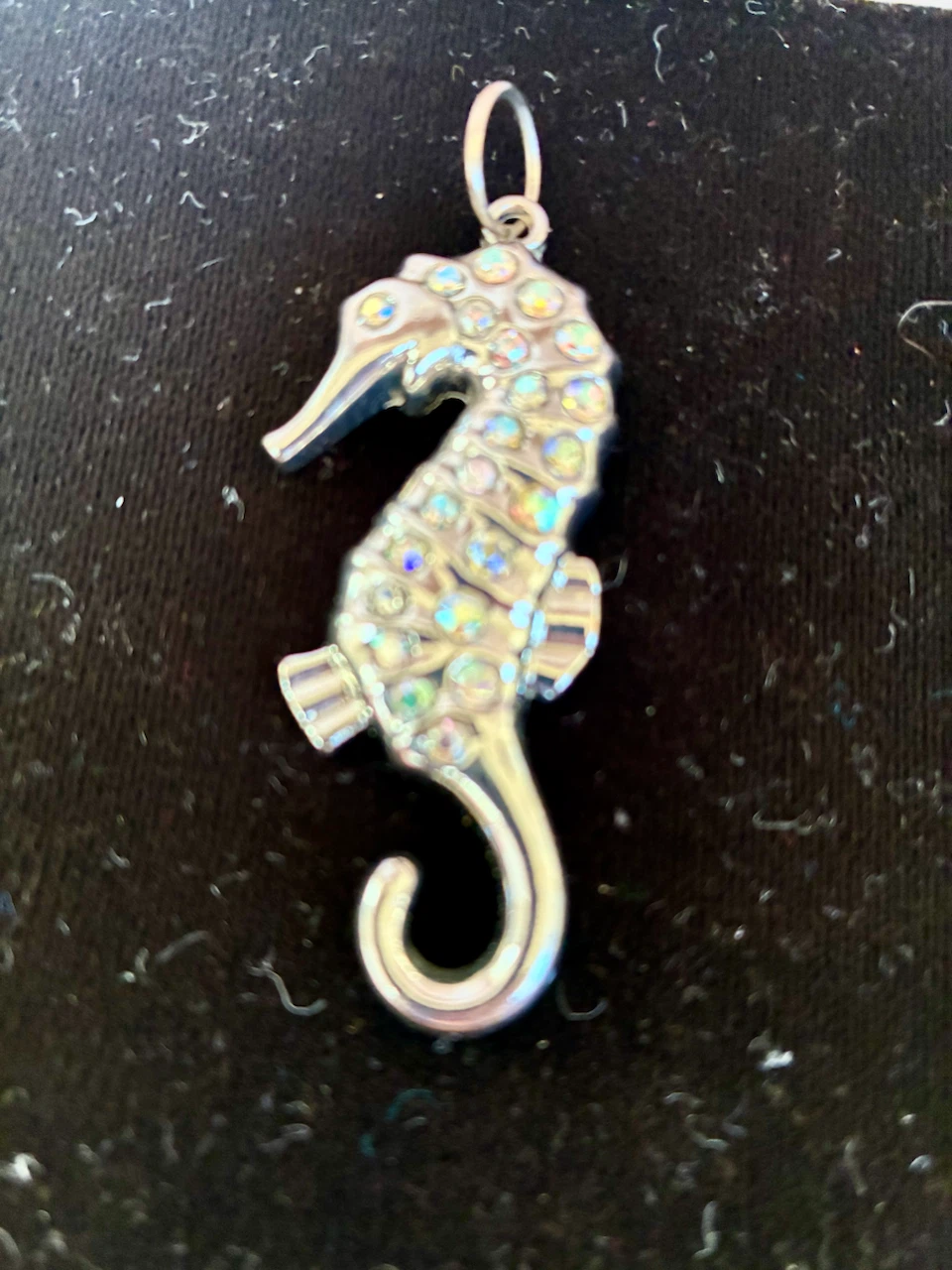 Crystal Seahorse Pendant