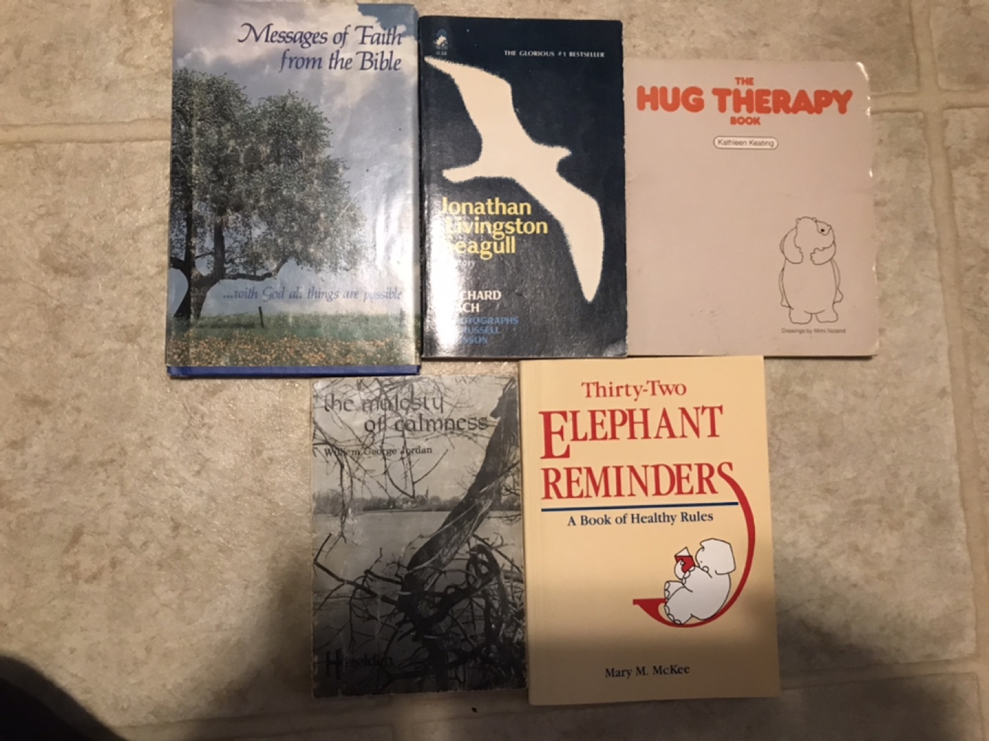 Set of 5 Assorted Inspirational Books