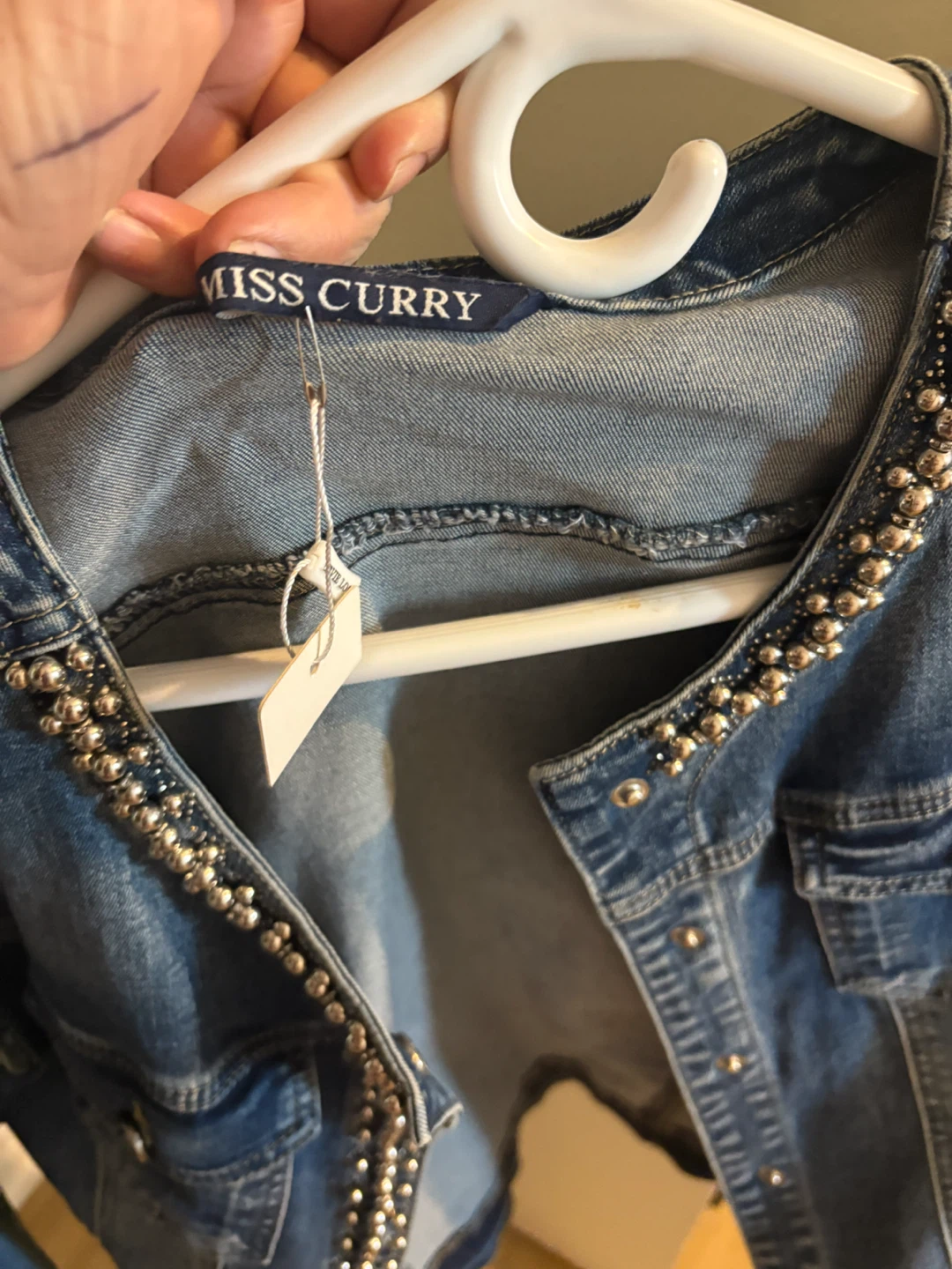 Miss Curry Studded Denim Jacket