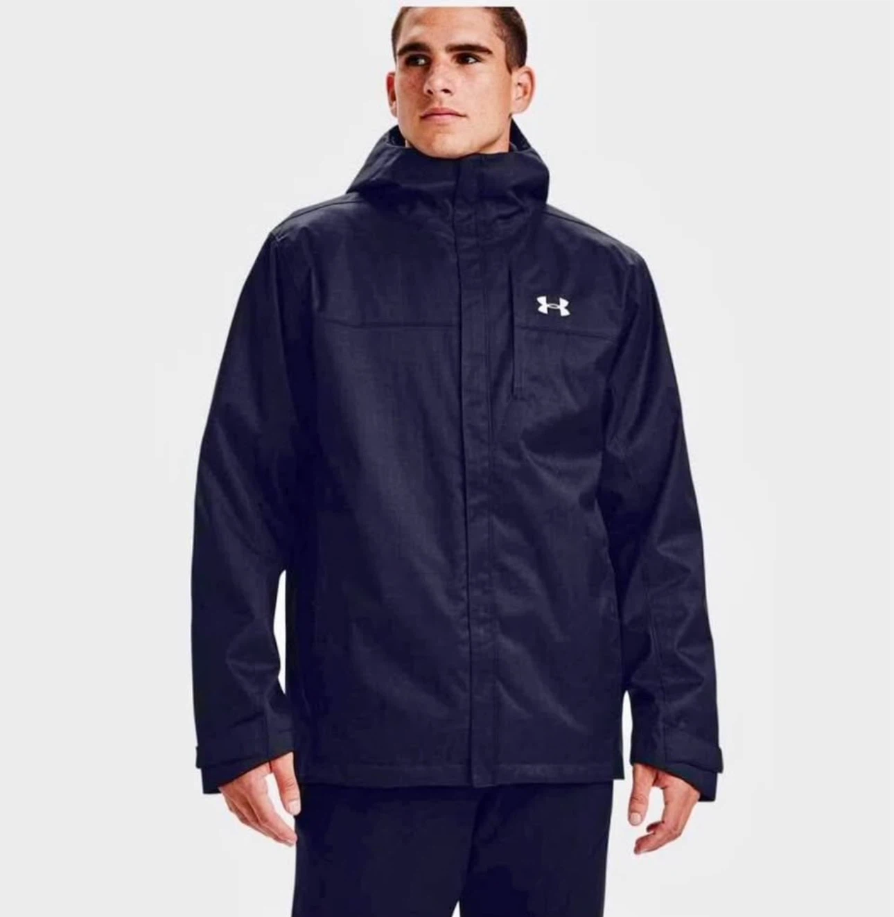 Under Armour Men's Navy Hooded Jacket - photo 2