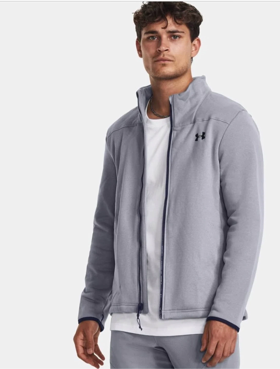 Under Armour Men's Navy Hooded Jacket - photo 3
