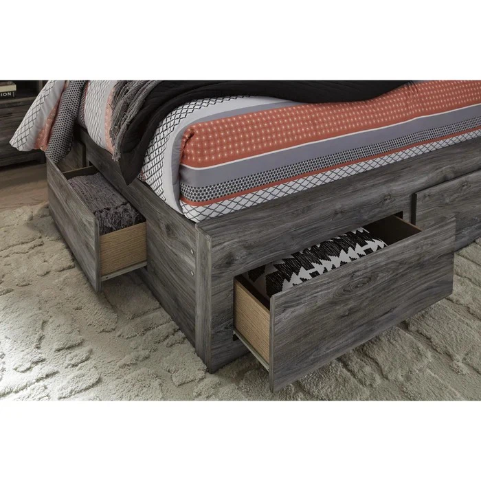 🏈 Set of Queen Bed+Night Stand+Chest+Mattress - photo 5