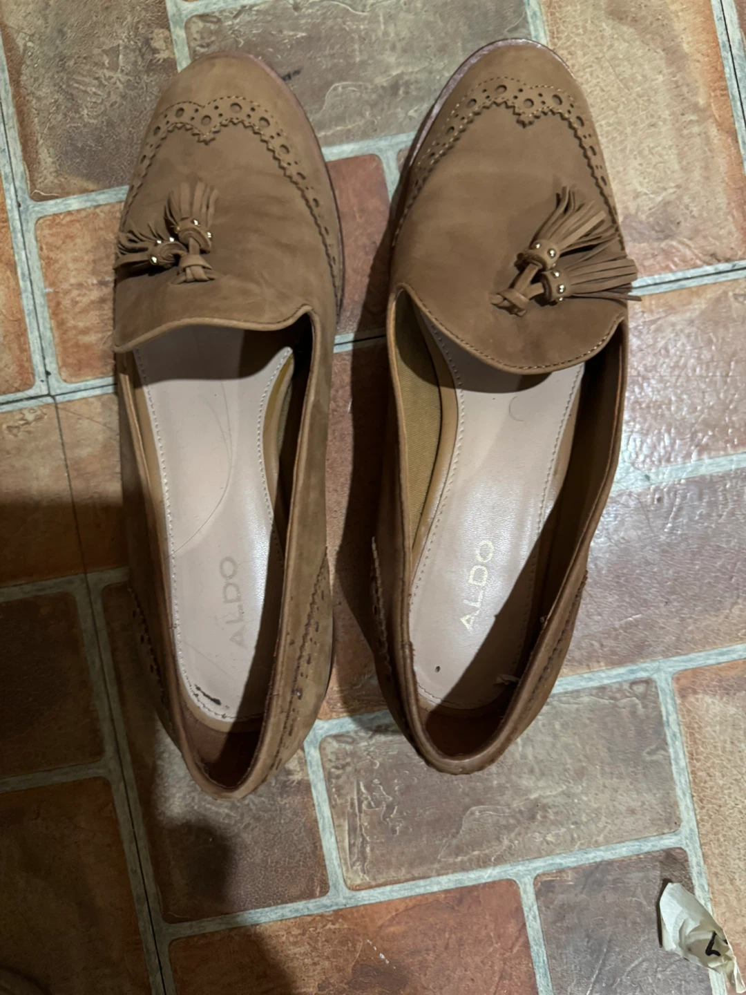 ALDO Brown Tassel Loafers 🏈