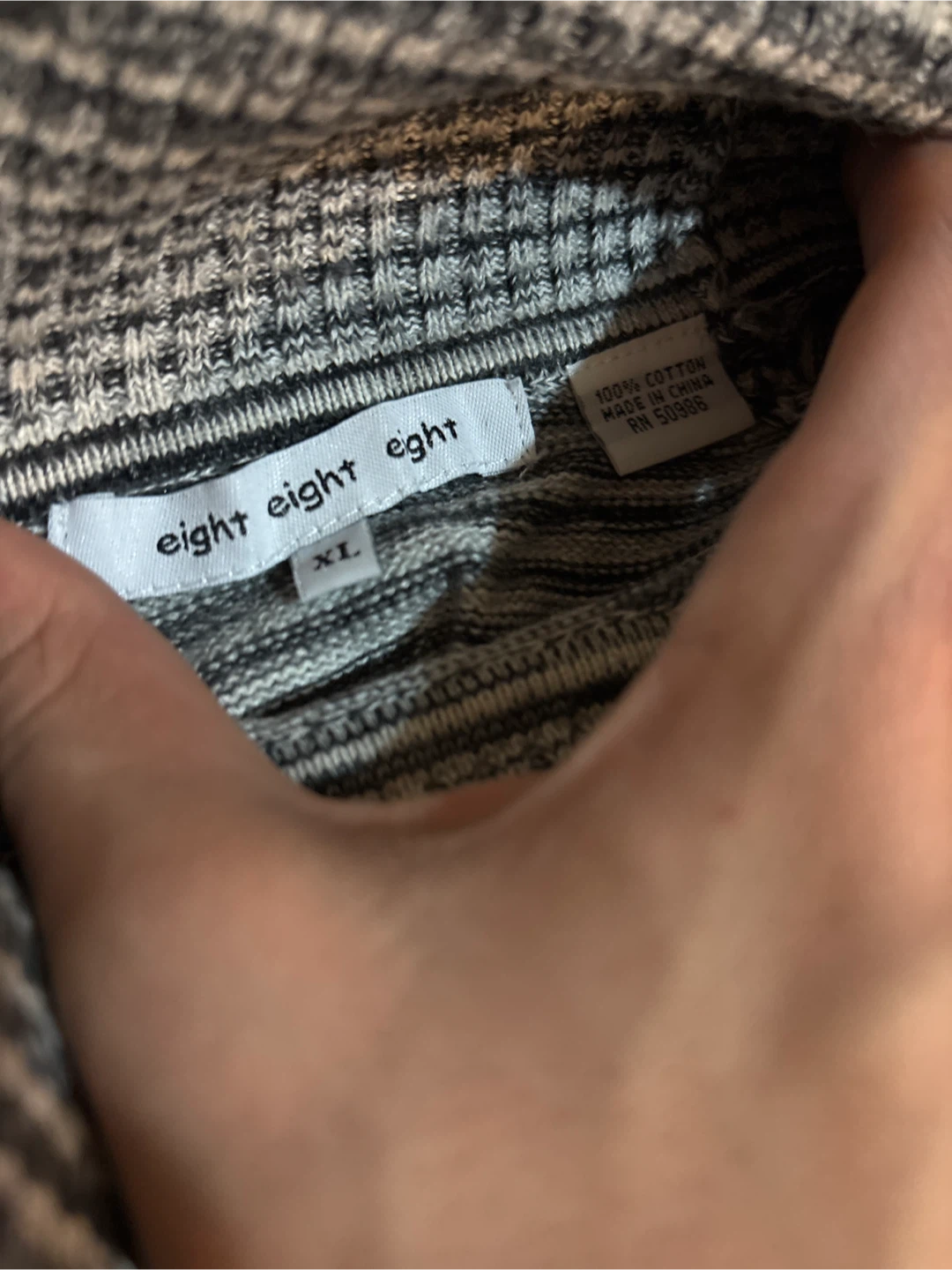 Eight Eight Eight Striped Mock Neck Sweater - photo 3