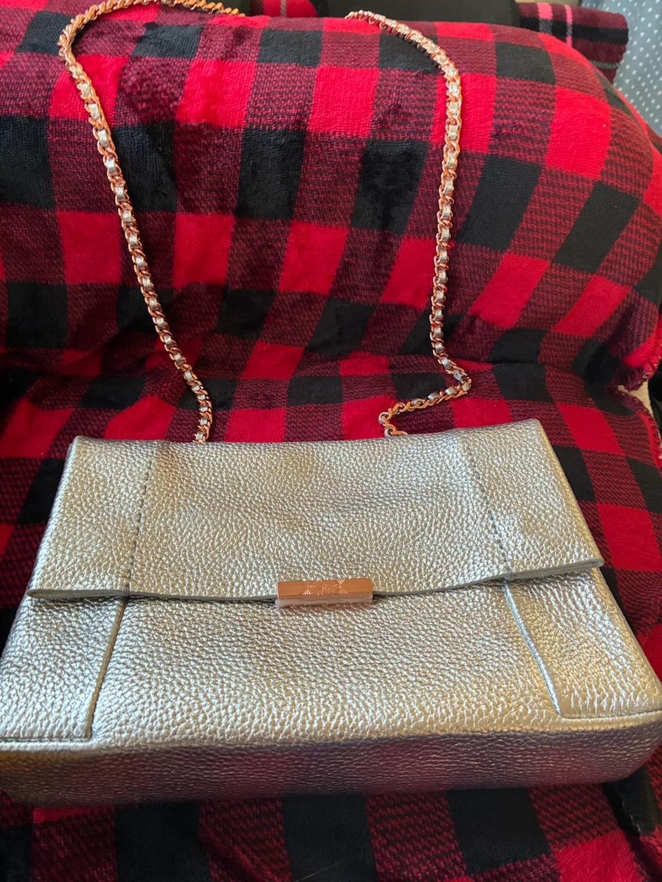 Silver Chain Strap Crossbody Bag - photo 2