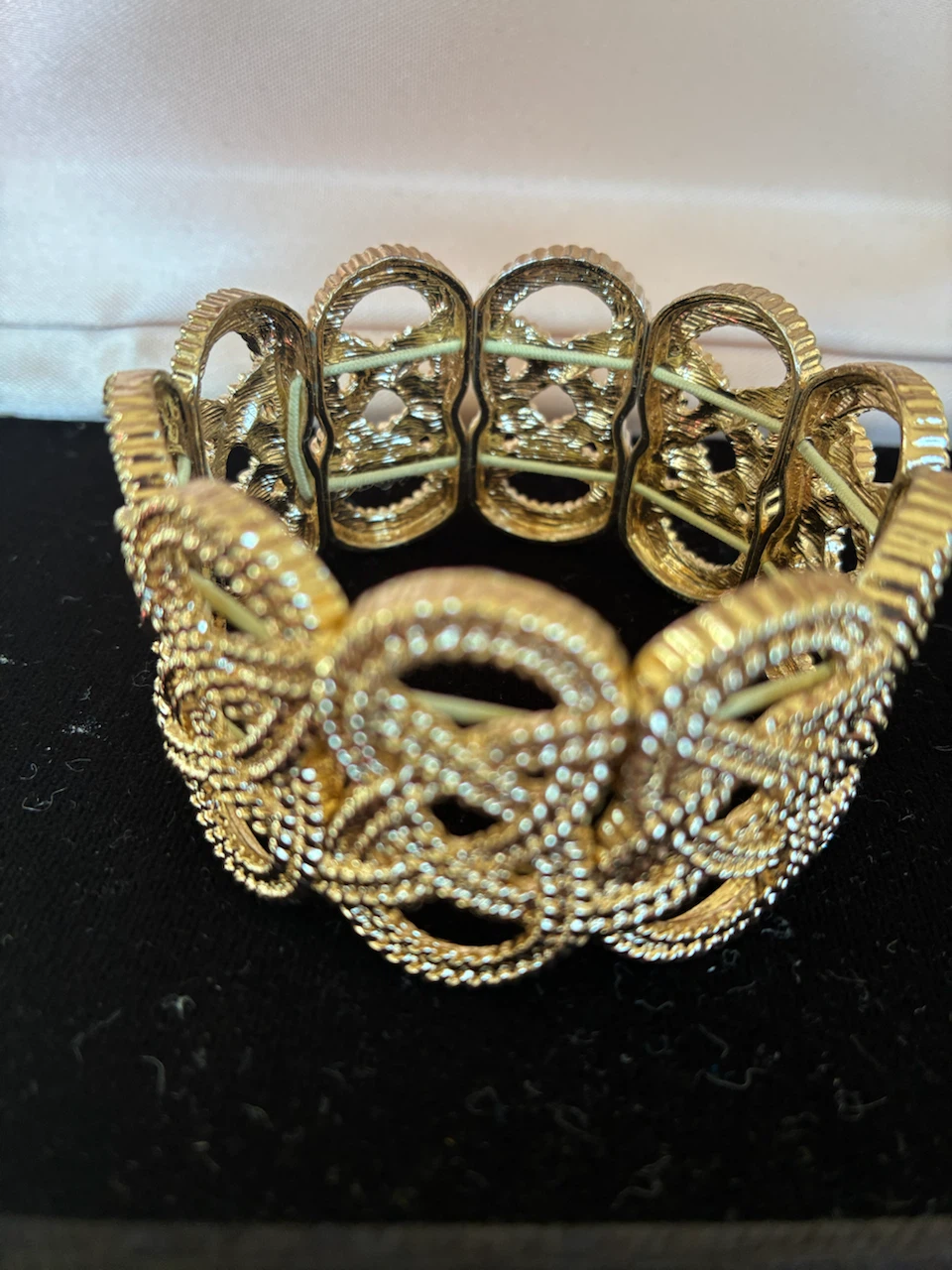 Gold-Tone Stretchy Link Bracelet