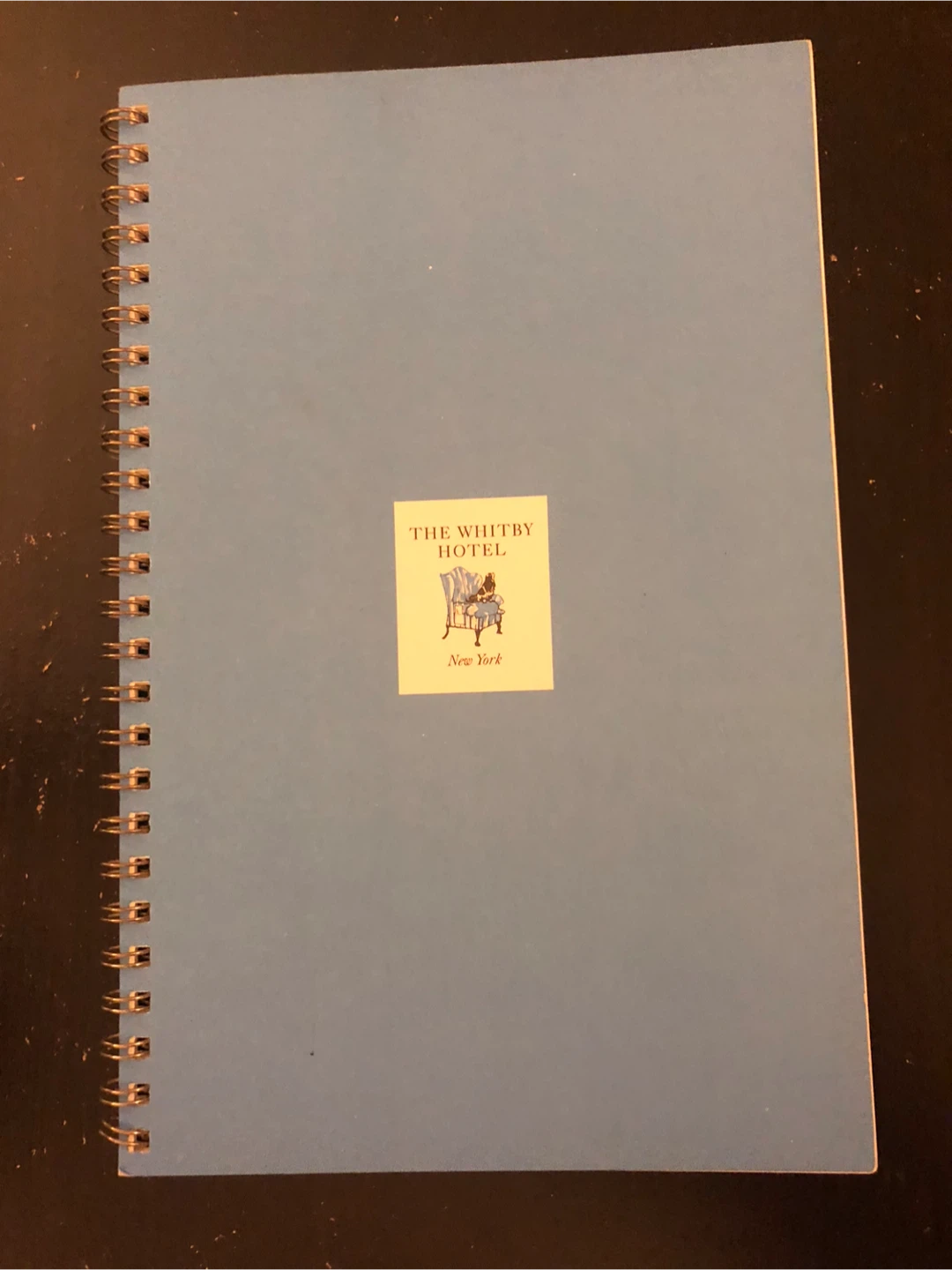 The Whitby Hotel blue Notebook🏈