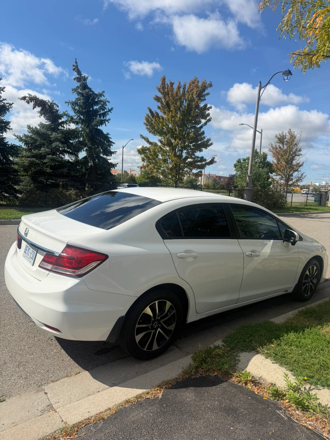 White Honda Civic Sedan - photo 2
