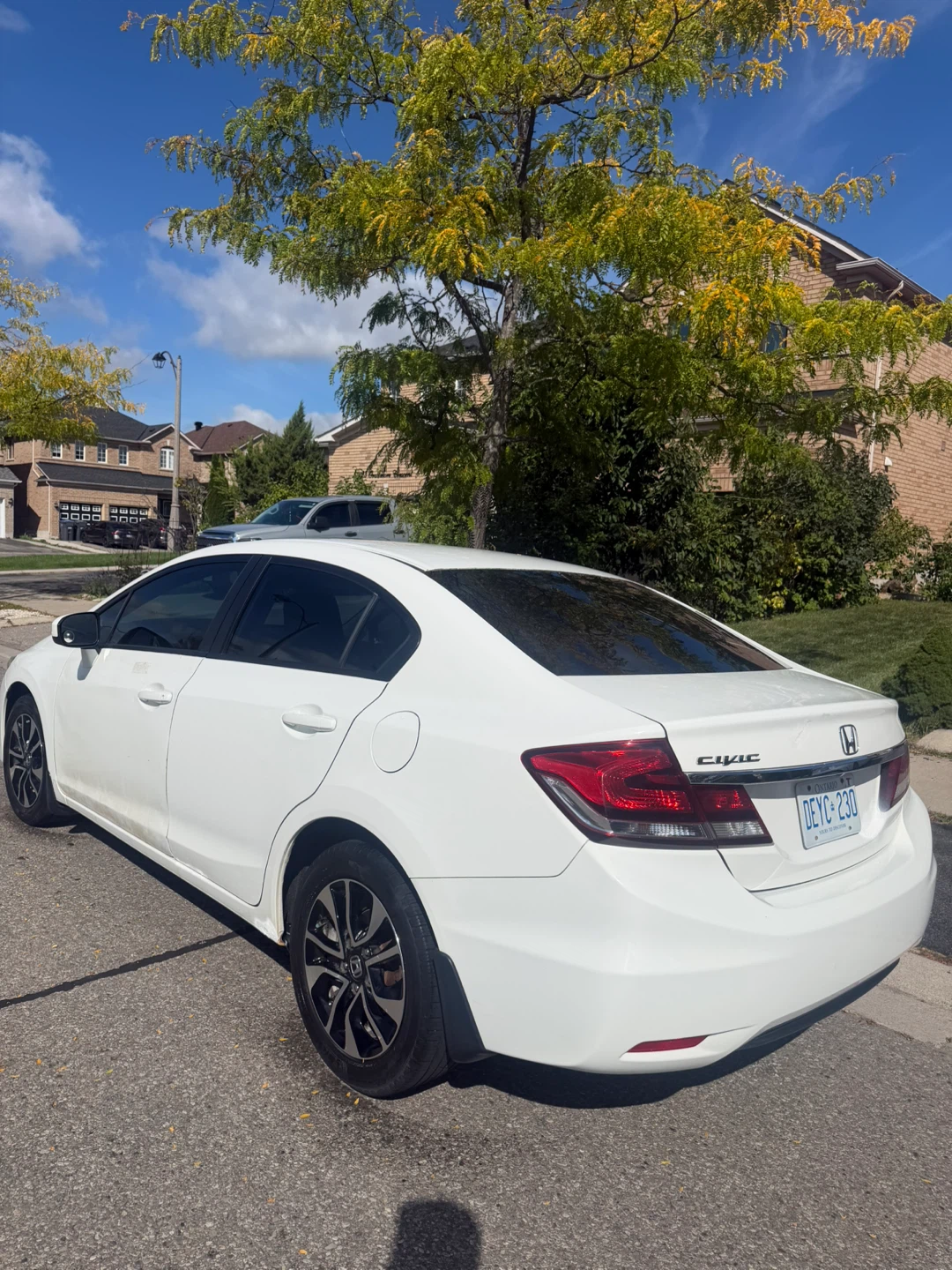 White Honda Civic Sedan - photo 3