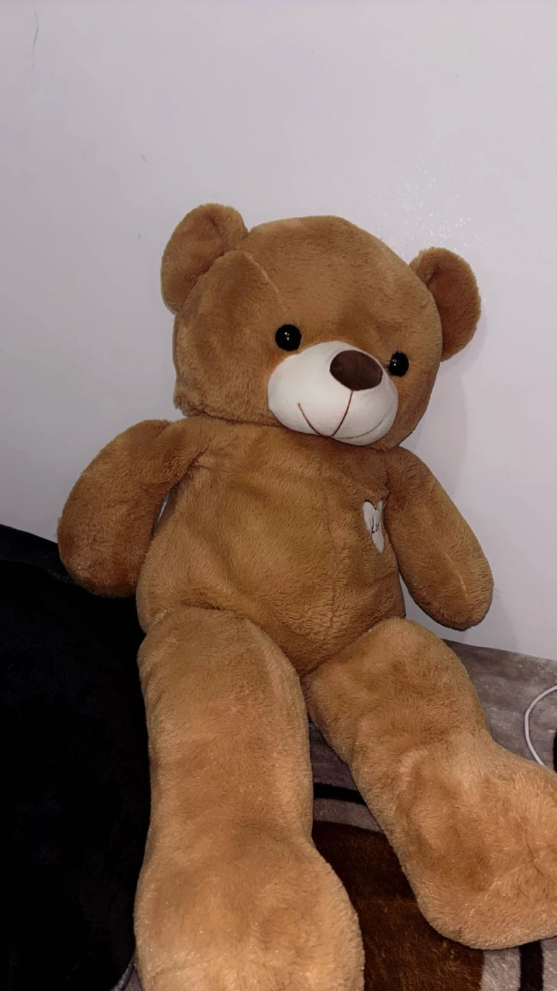 Large Brown Plush Teddy Bear