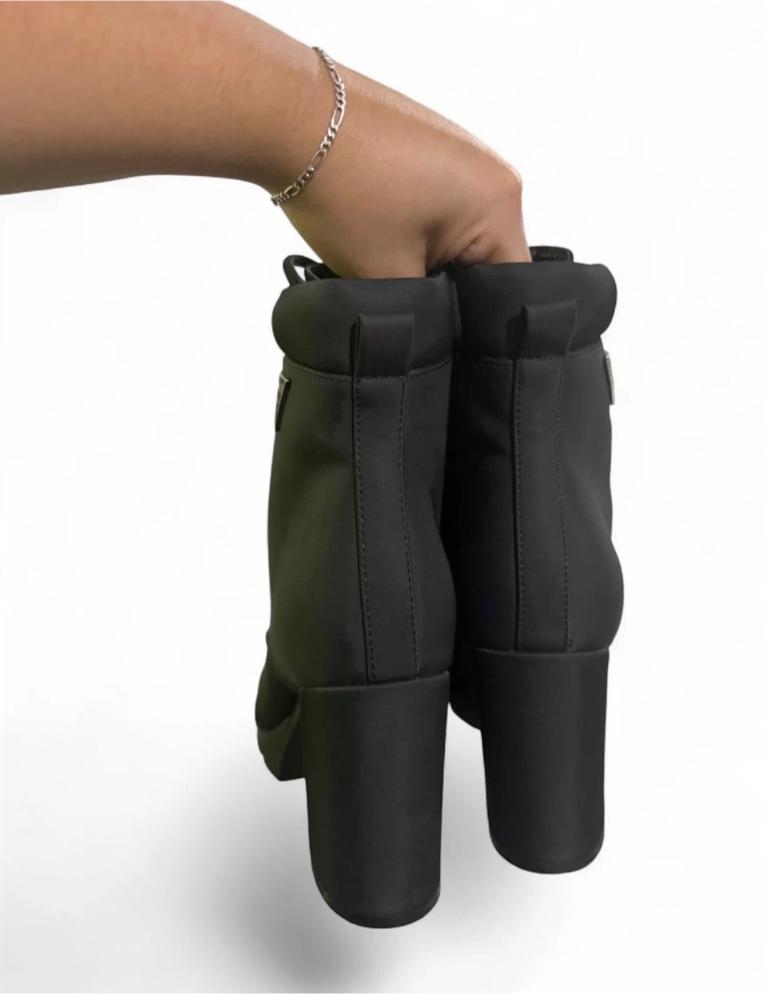 Guess Black Lace-Up Block Heel Boots - photo 3