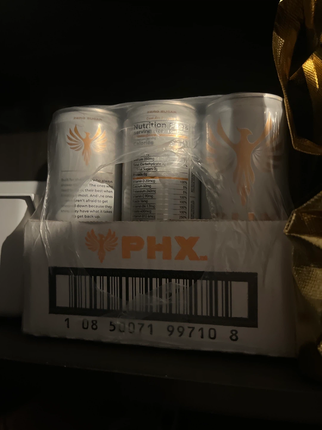 🏈PHX Hydration Energy Drink Peach 12 Pack