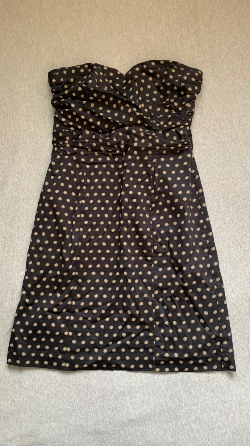 H&M Strapless Polka Dot Dress - Size 14 🏈