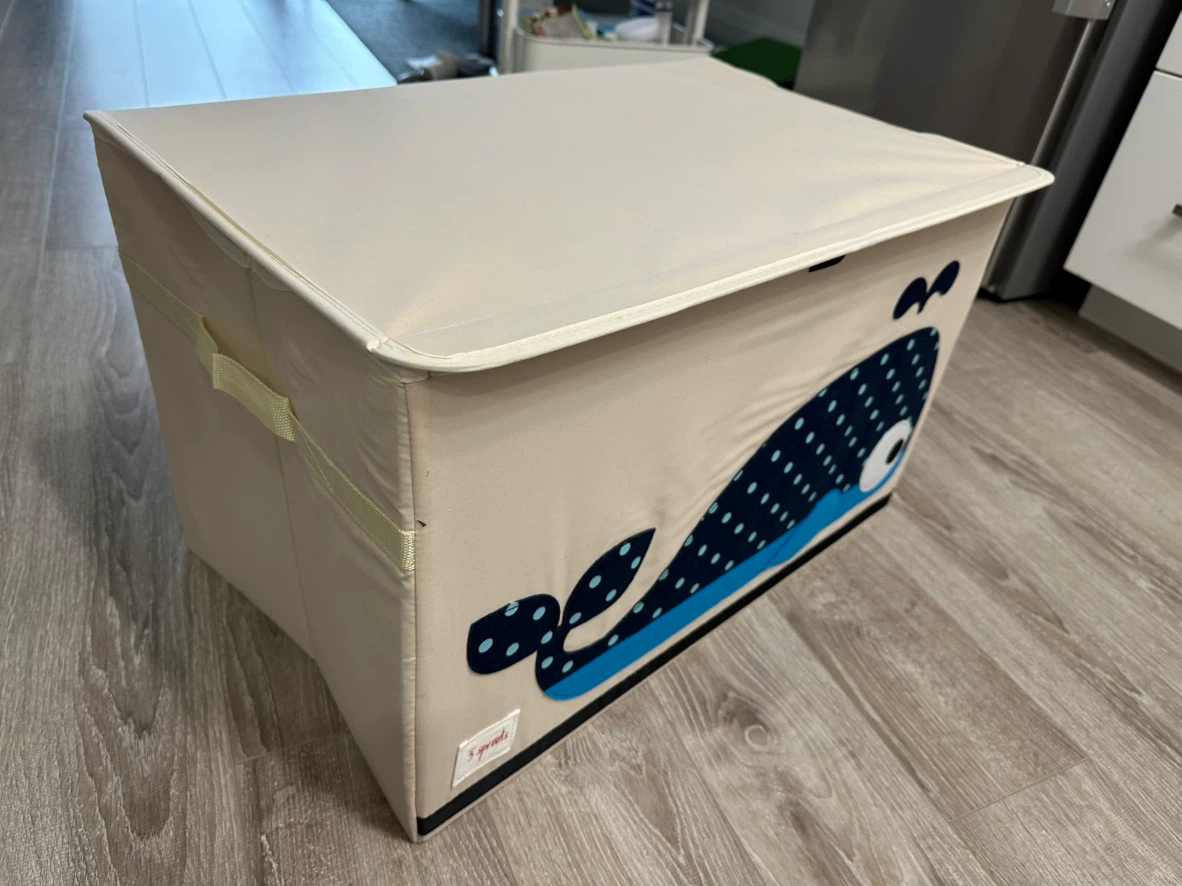 3 Sprouts Whale Storage Box