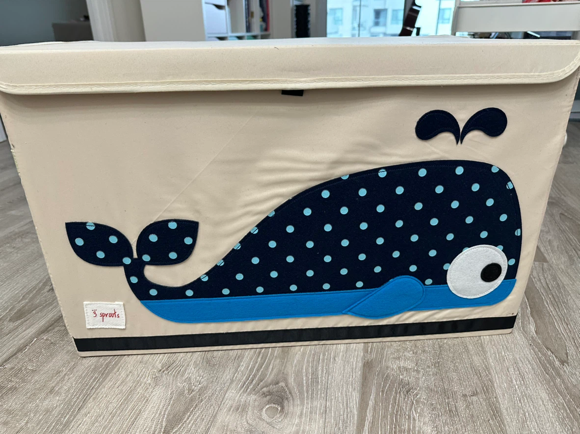 3 Sprouts Whale Storage Box - photo 3