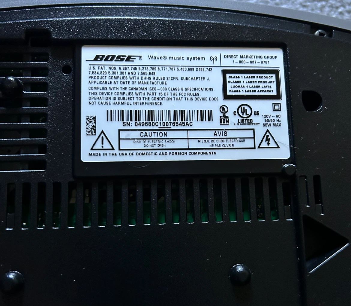 Bose Wave Music System-Gen 1 - photo 2