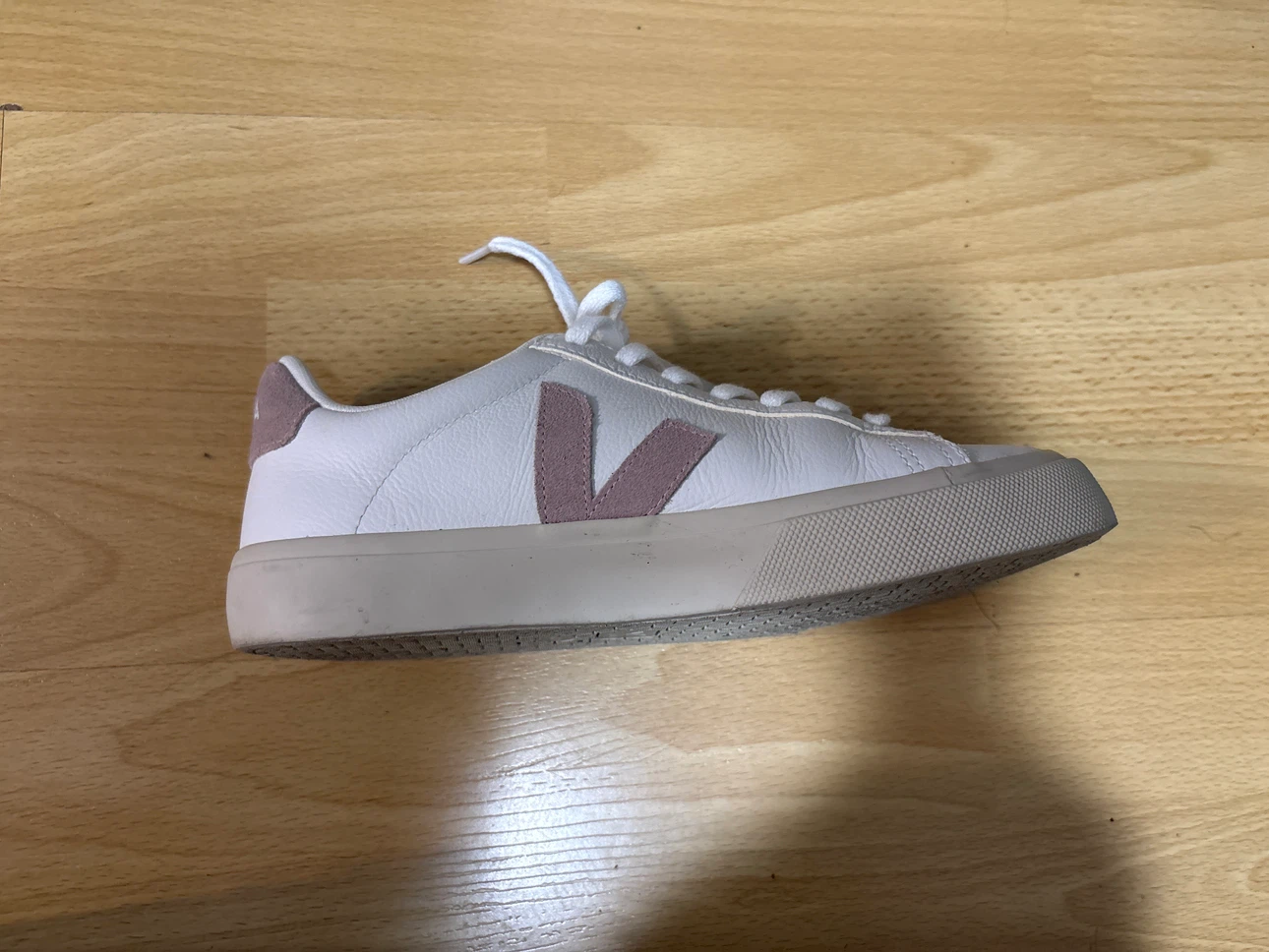Veja Campo Leather Sneakers White/Babe US 7 - photo 2