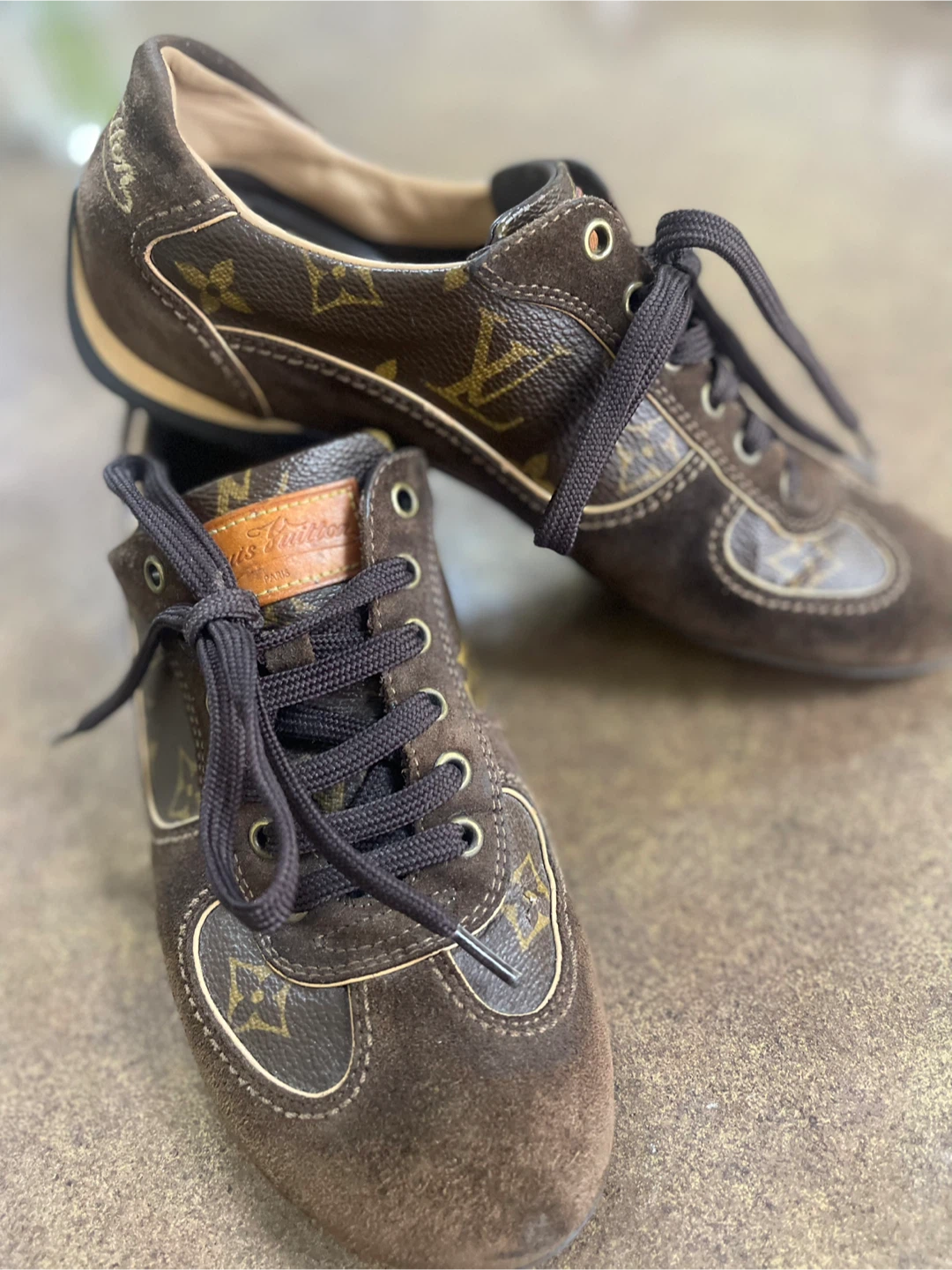 Louis Vuitton Monogram Suede Sneakers - photo 2