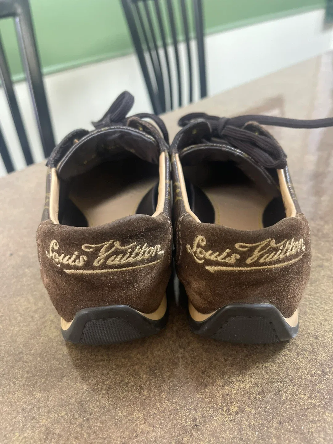 Louis Vuitton Monogram Suede Sneakers - photo 3