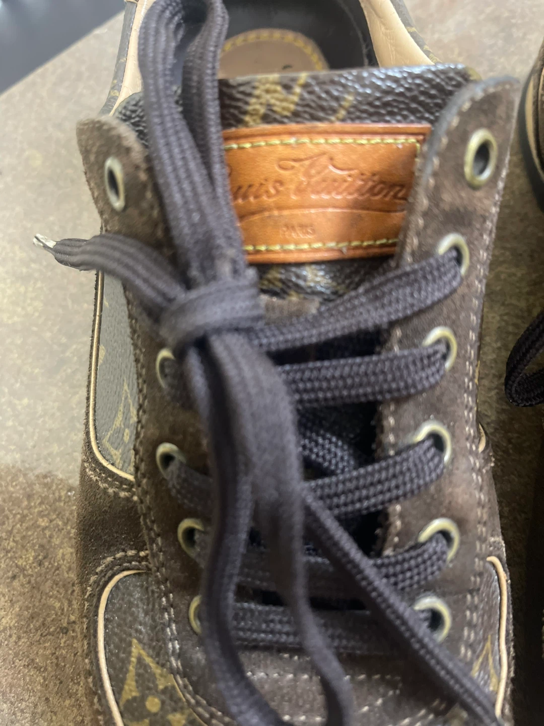 Louis Vuitton Monogram Suede Sneakers - photo 4