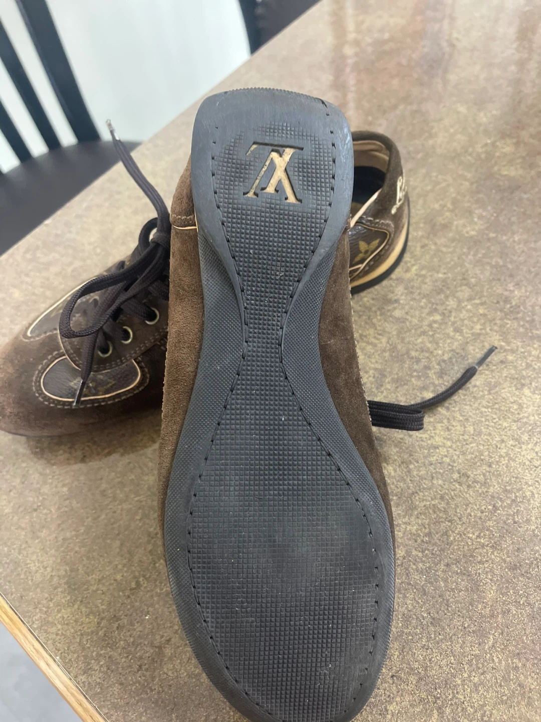 Louis Vuitton Monogram Suede Sneakers - photo 5