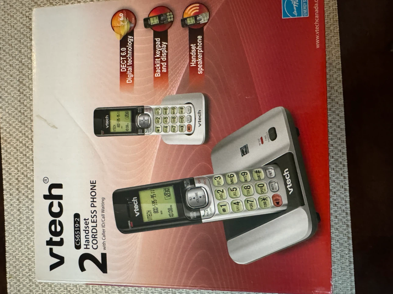 VTech CS6519-2 2-Handset Cordless Phone