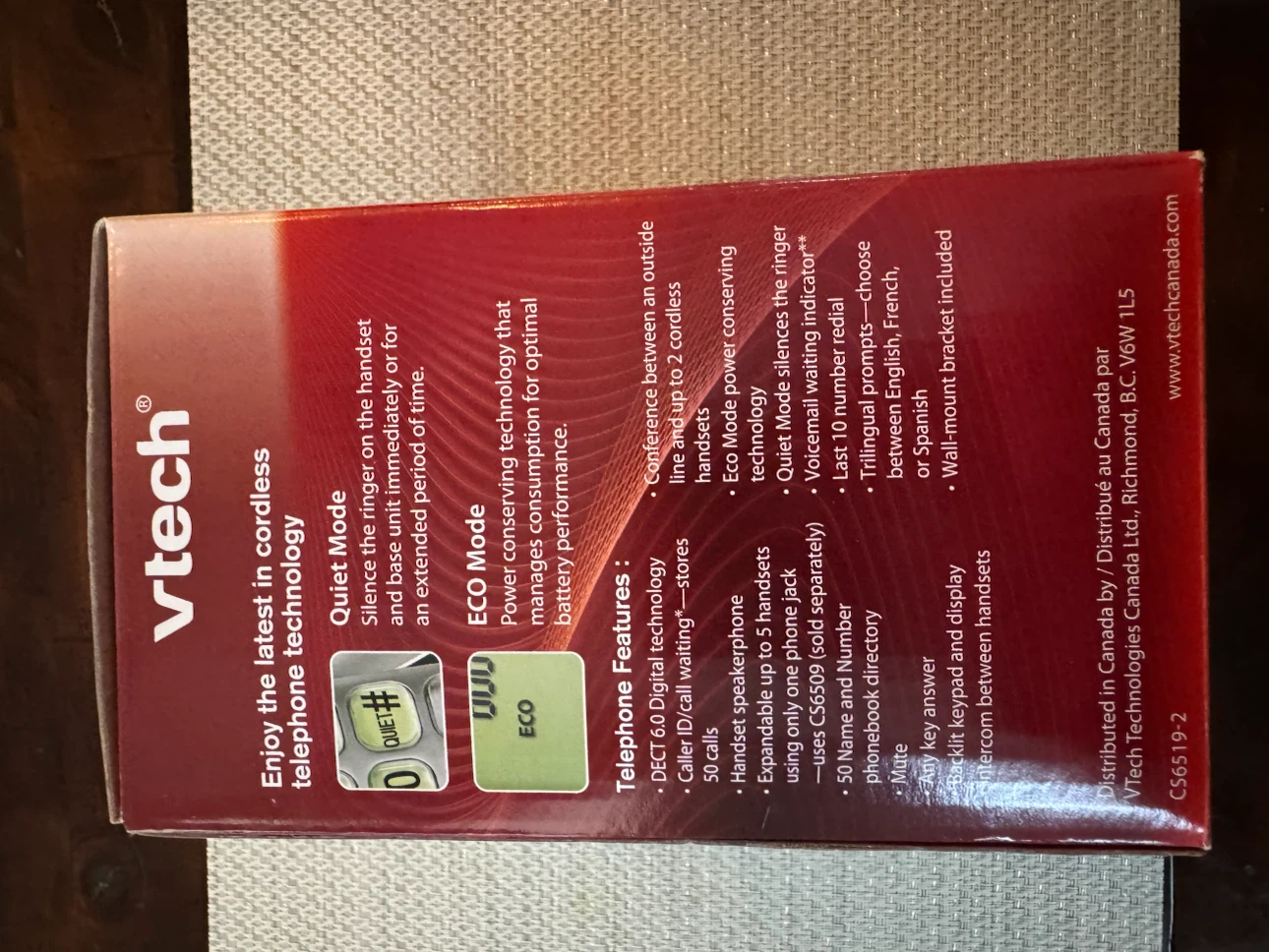 VTech CS6519-2 2-Handset Cordless Phone - photo 3