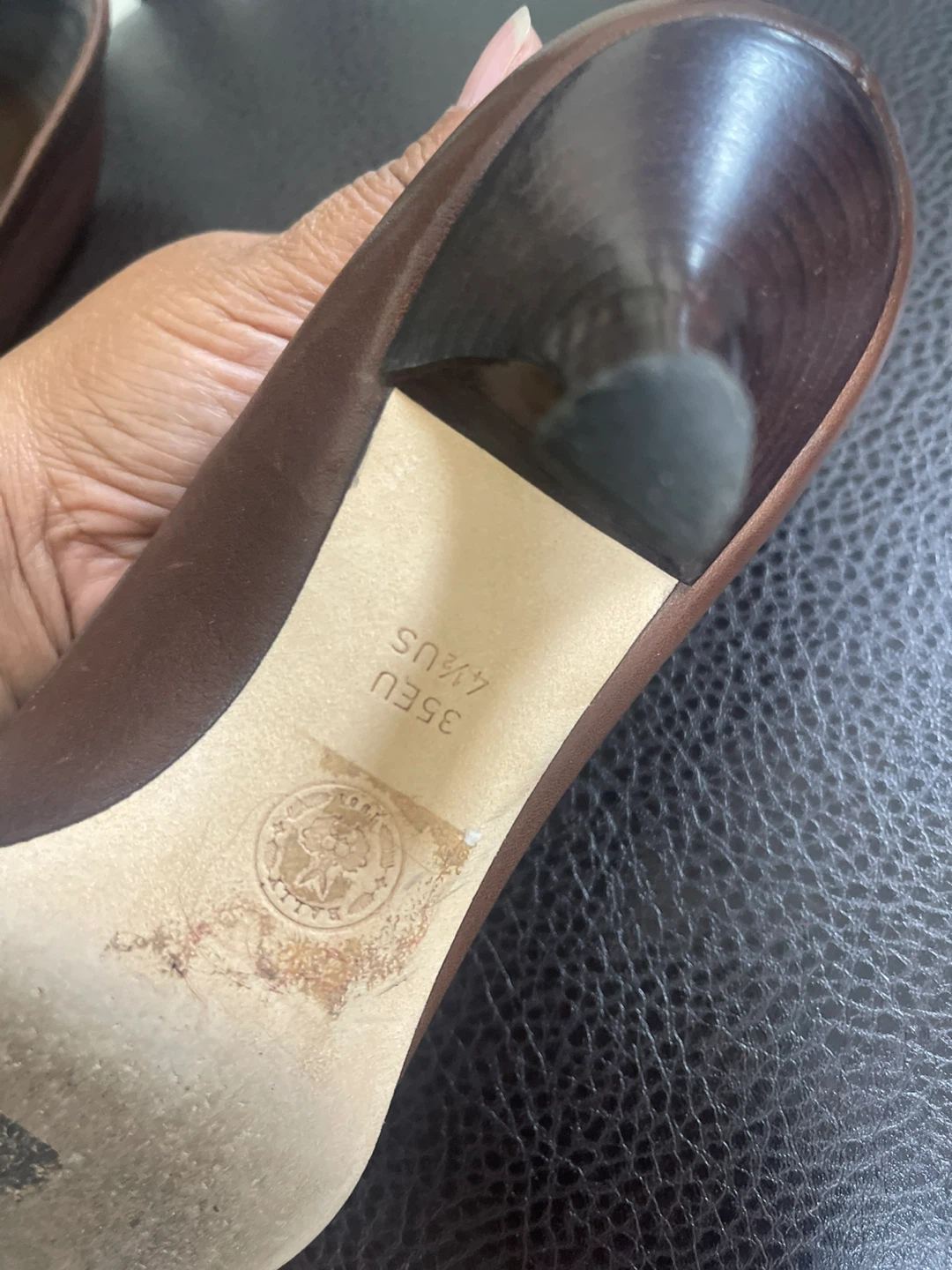 Bally brown leather heels - photo 4