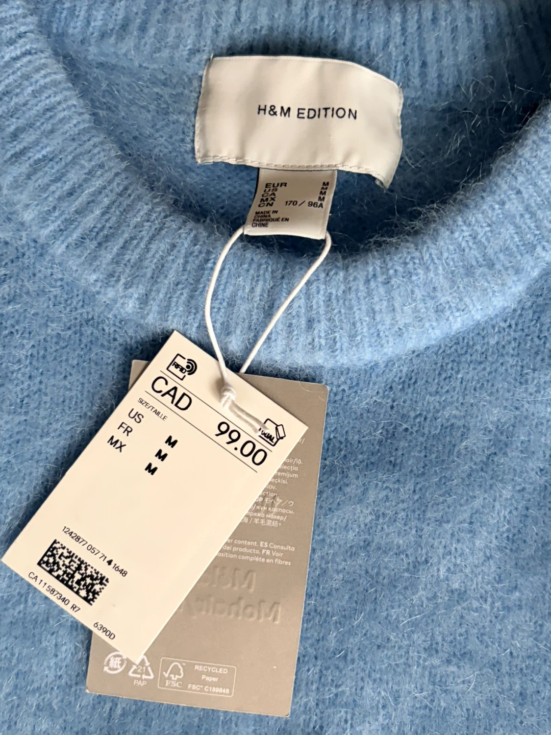 Blue Wool Sweater - photo 2