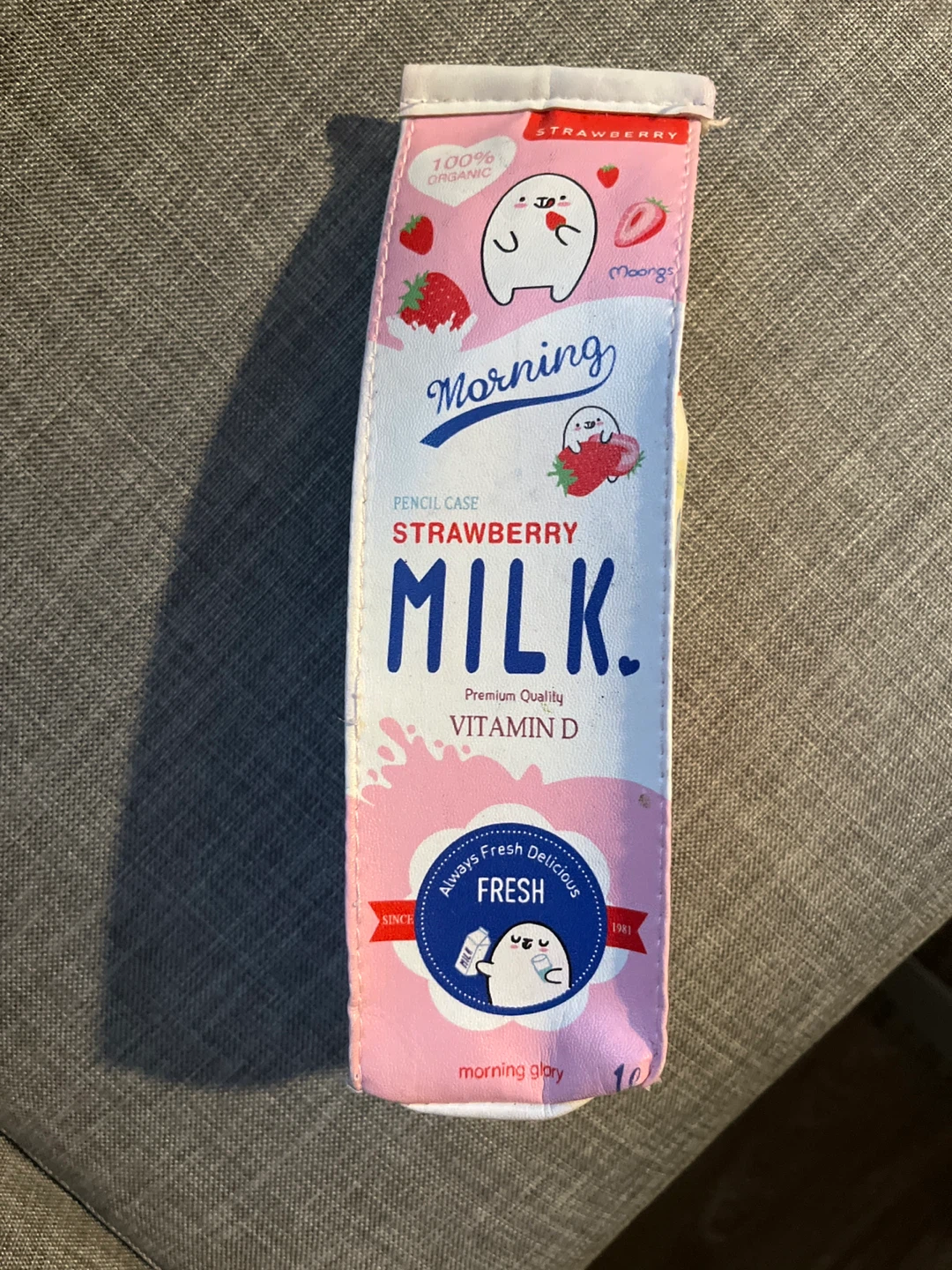 🏈USED Morning Glory Strawberry Milk Pencil Case