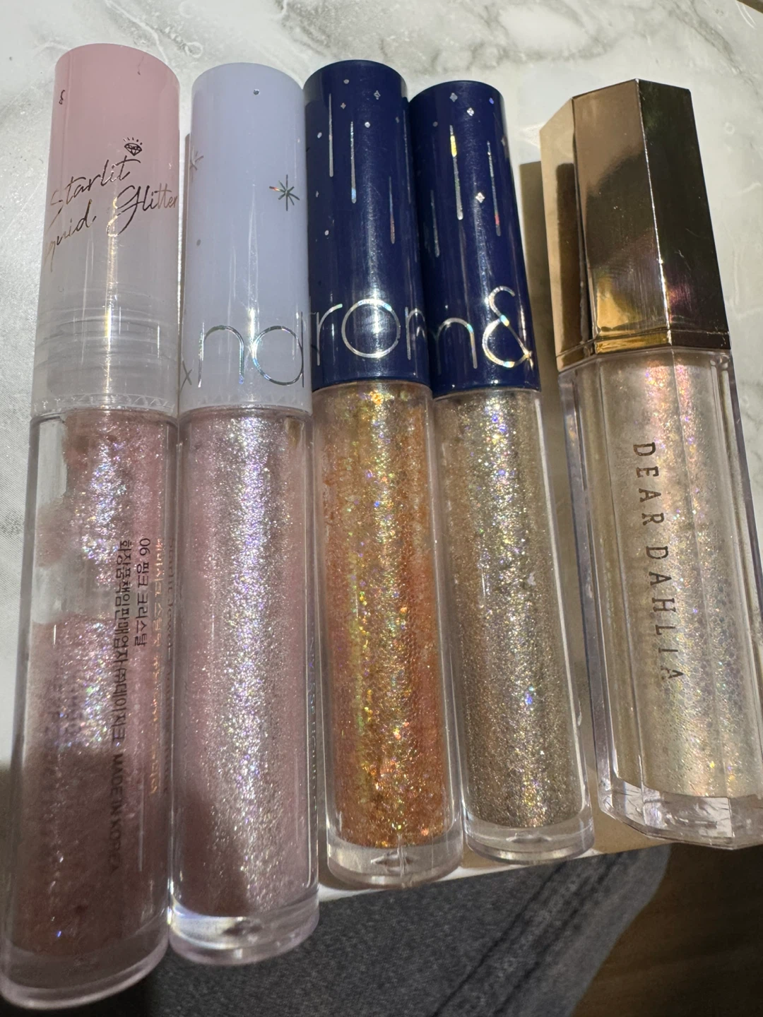 Set of 5 Liquid Glitter