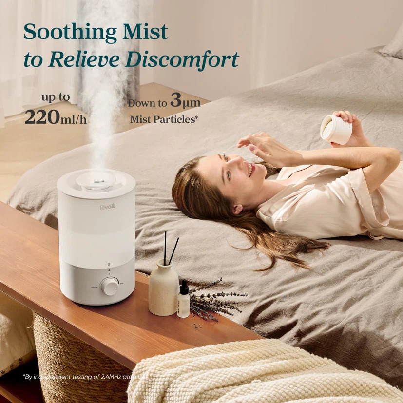 Levoit Humidifiers for Bedroom Large Room, 3L Top Fill - photo 2