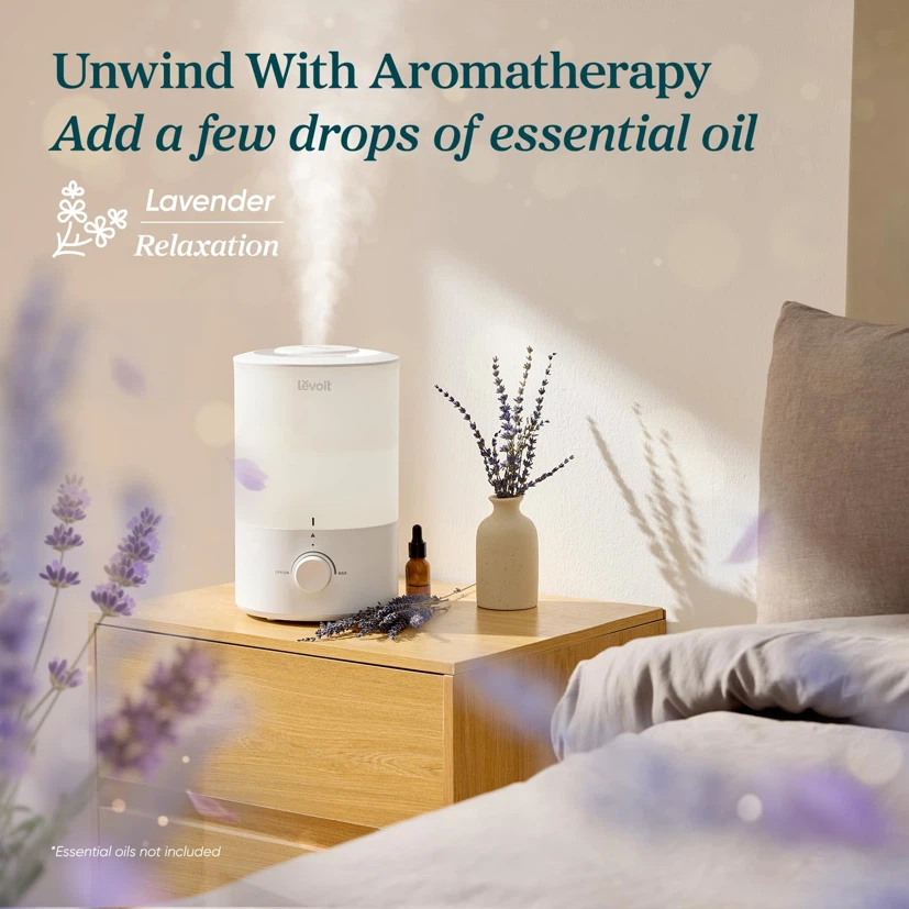 Levoit Humidifiers for Bedroom Large Room, 3L Top Fill - photo 3