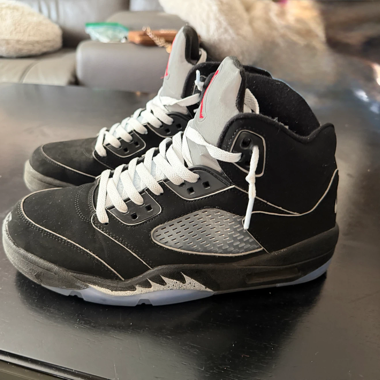 Nike Air Jordan 5 Retro Black - photo 2