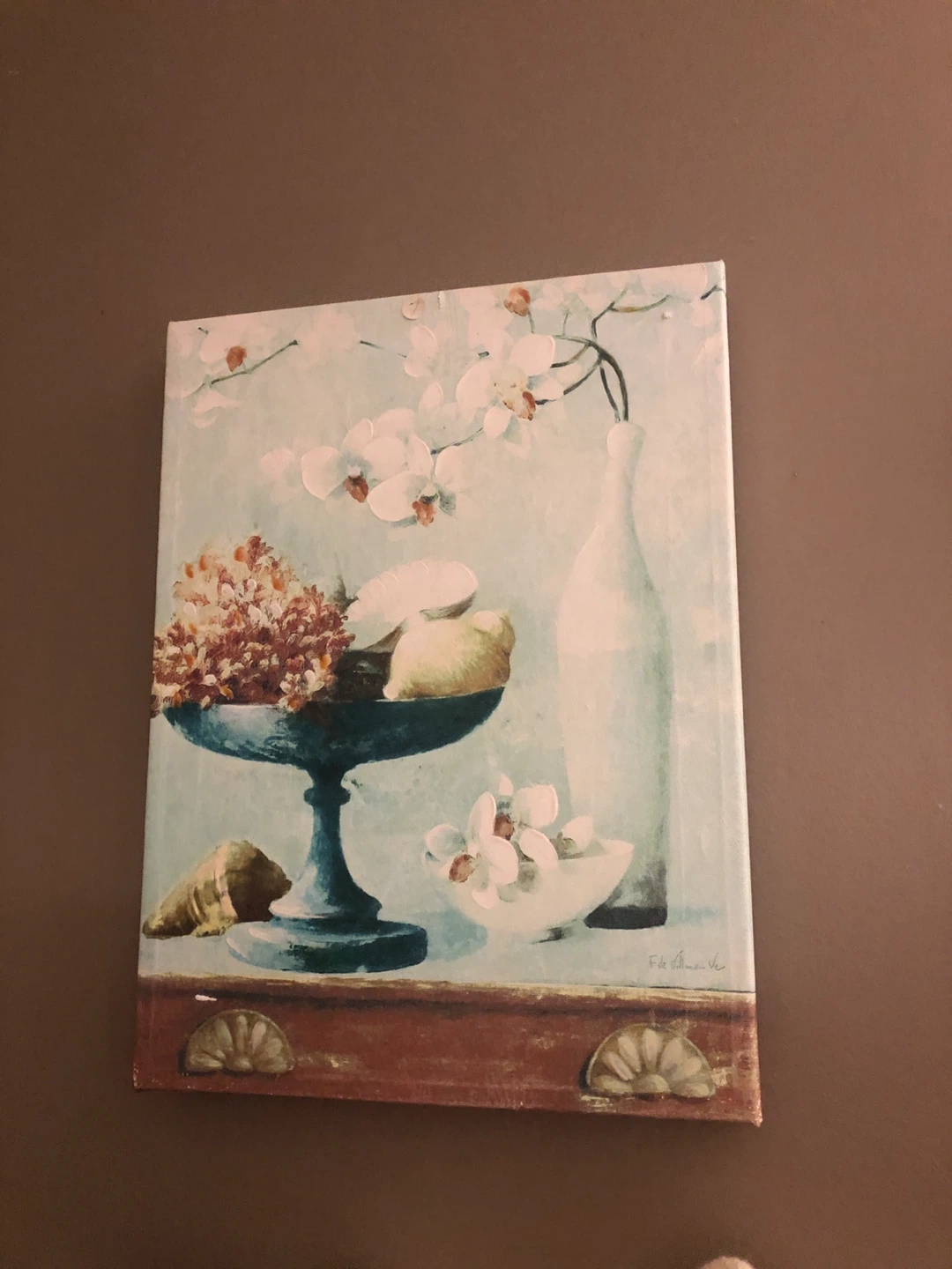 Still Life Floral Canvas Art 🏈