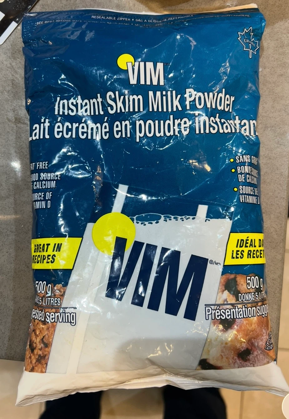 Vim Instant Skim Milk Powder 500g🏈