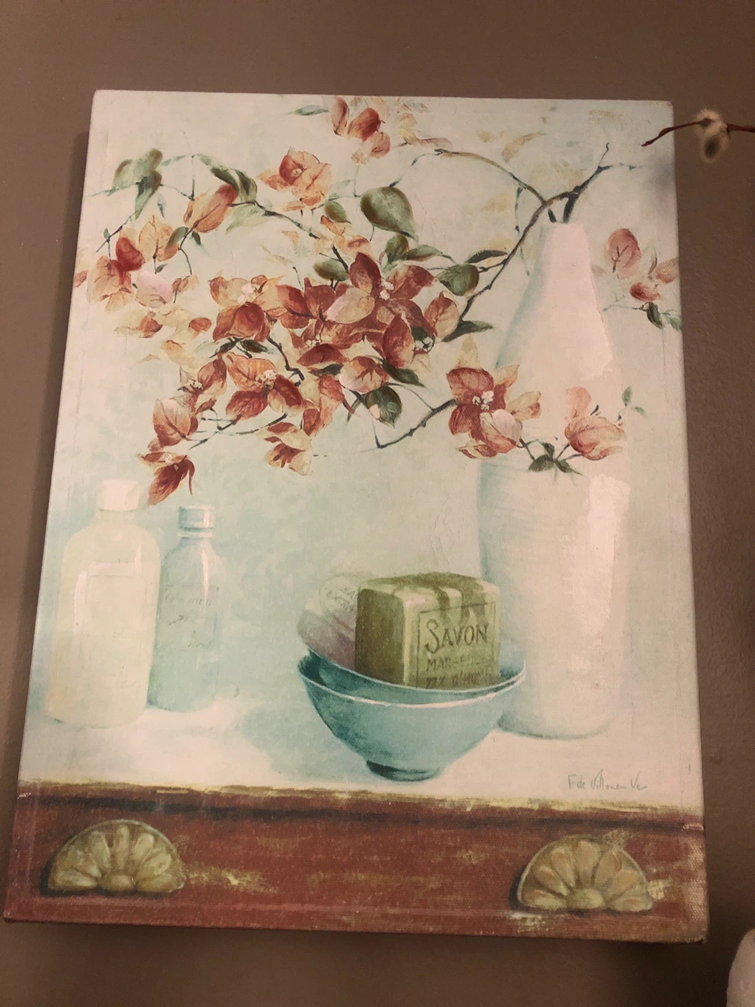 Bathroom Canvas Wall Art Print 🏈