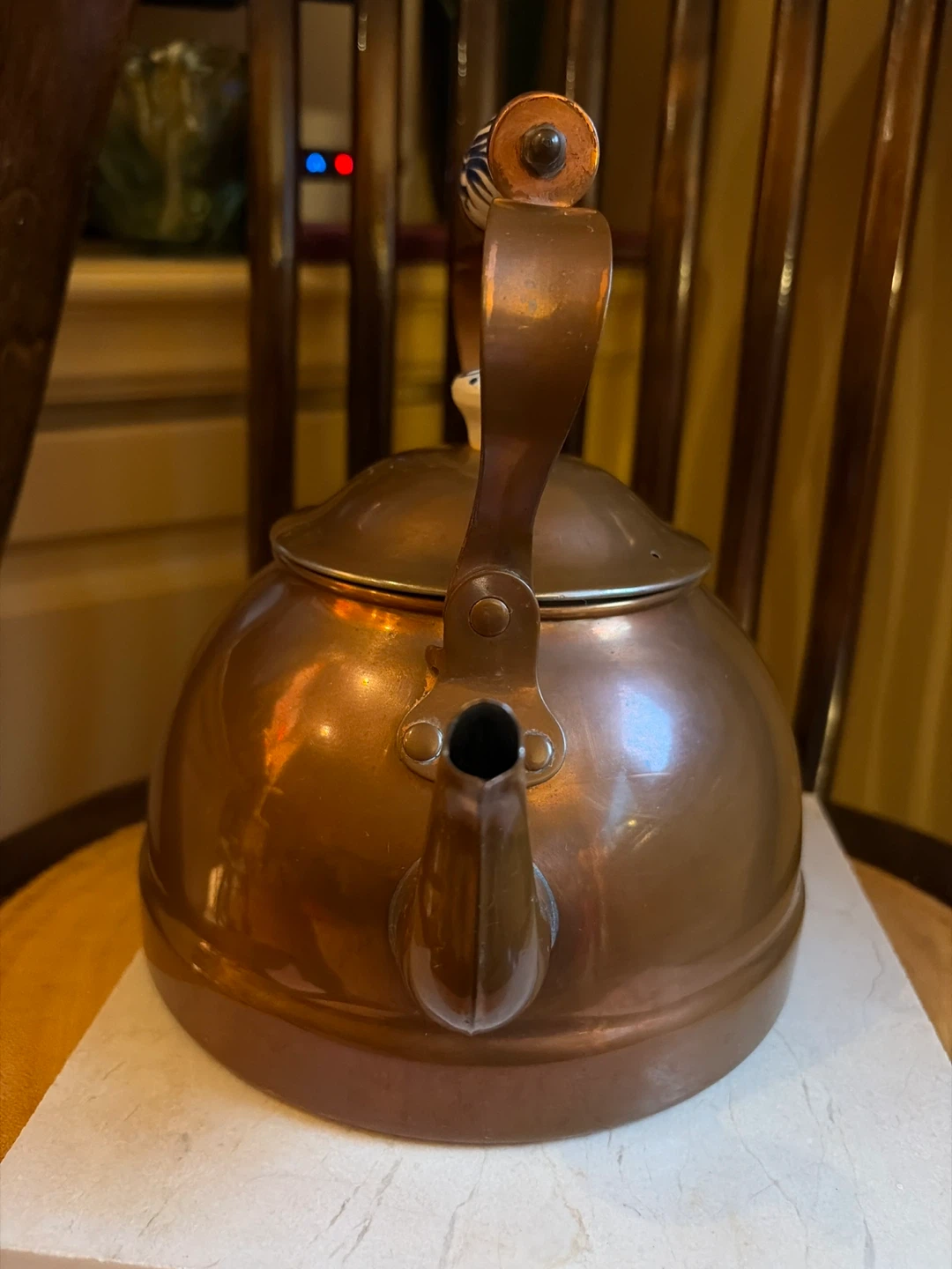 🏈Beautiful Copper Tea Kettle from Portugal - photo 3