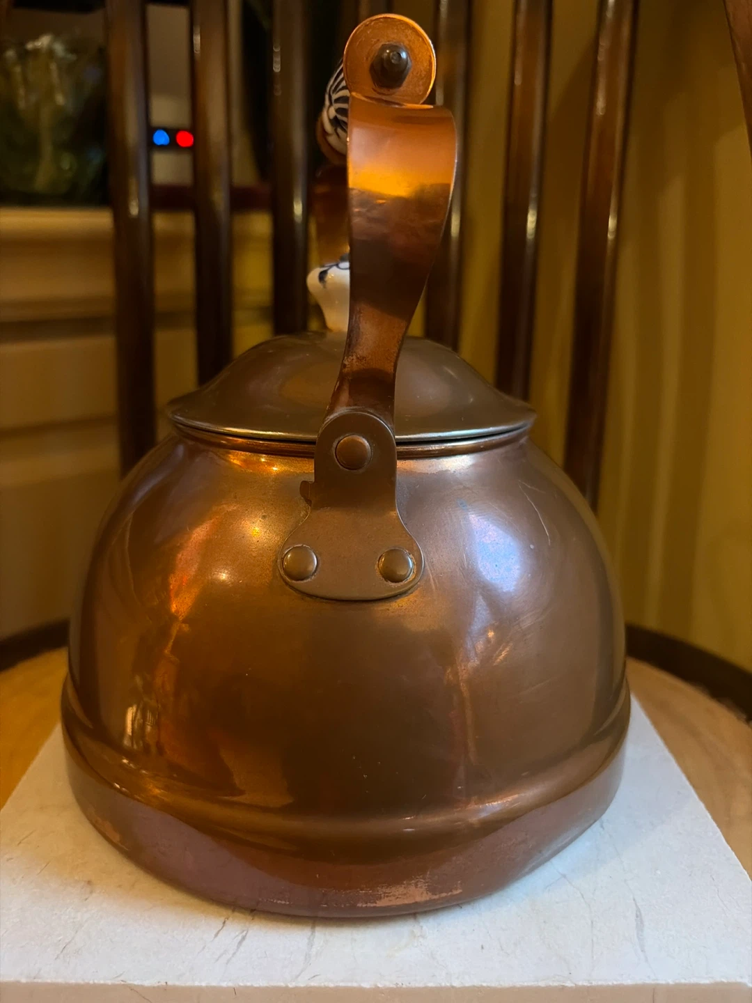 🏈Beautiful Copper Tea Kettle from Portugal - photo 4