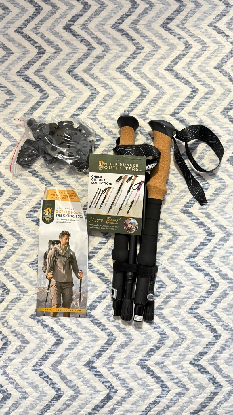 Hiker Hunger Folding Aluminum Hiking Poles