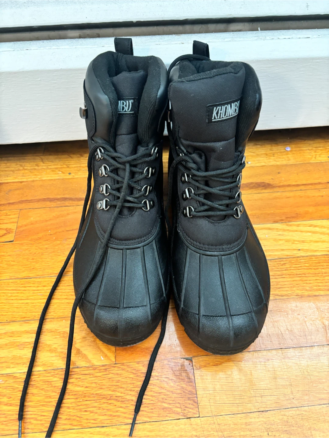 Khombu Black Mens Winter Boots