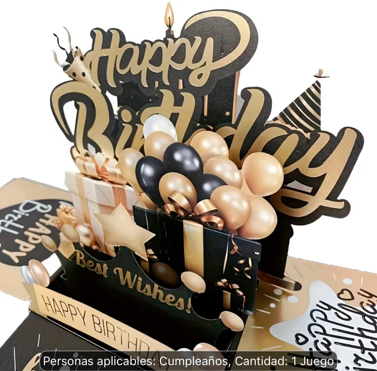 3D Pop-Up Birthday Greeting Card