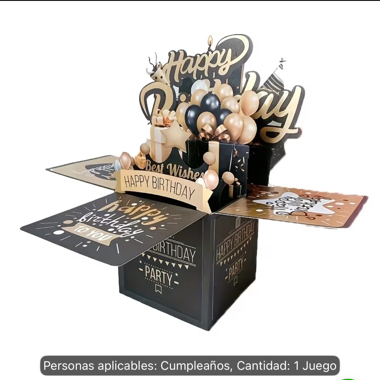 3D Pop-Up Birthday Greeting Card - photo 5