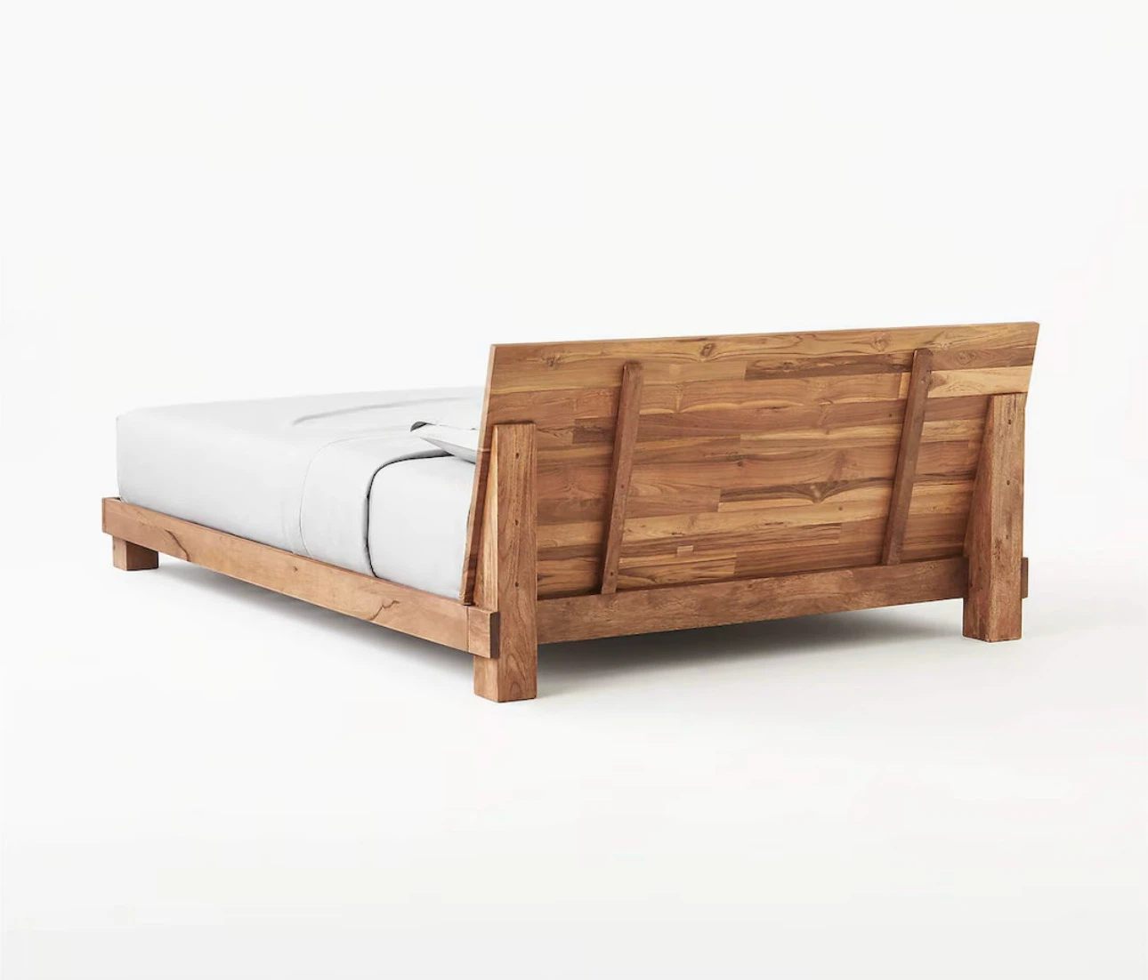 CB2 Dondra Teak Queen Bed - photo 5
