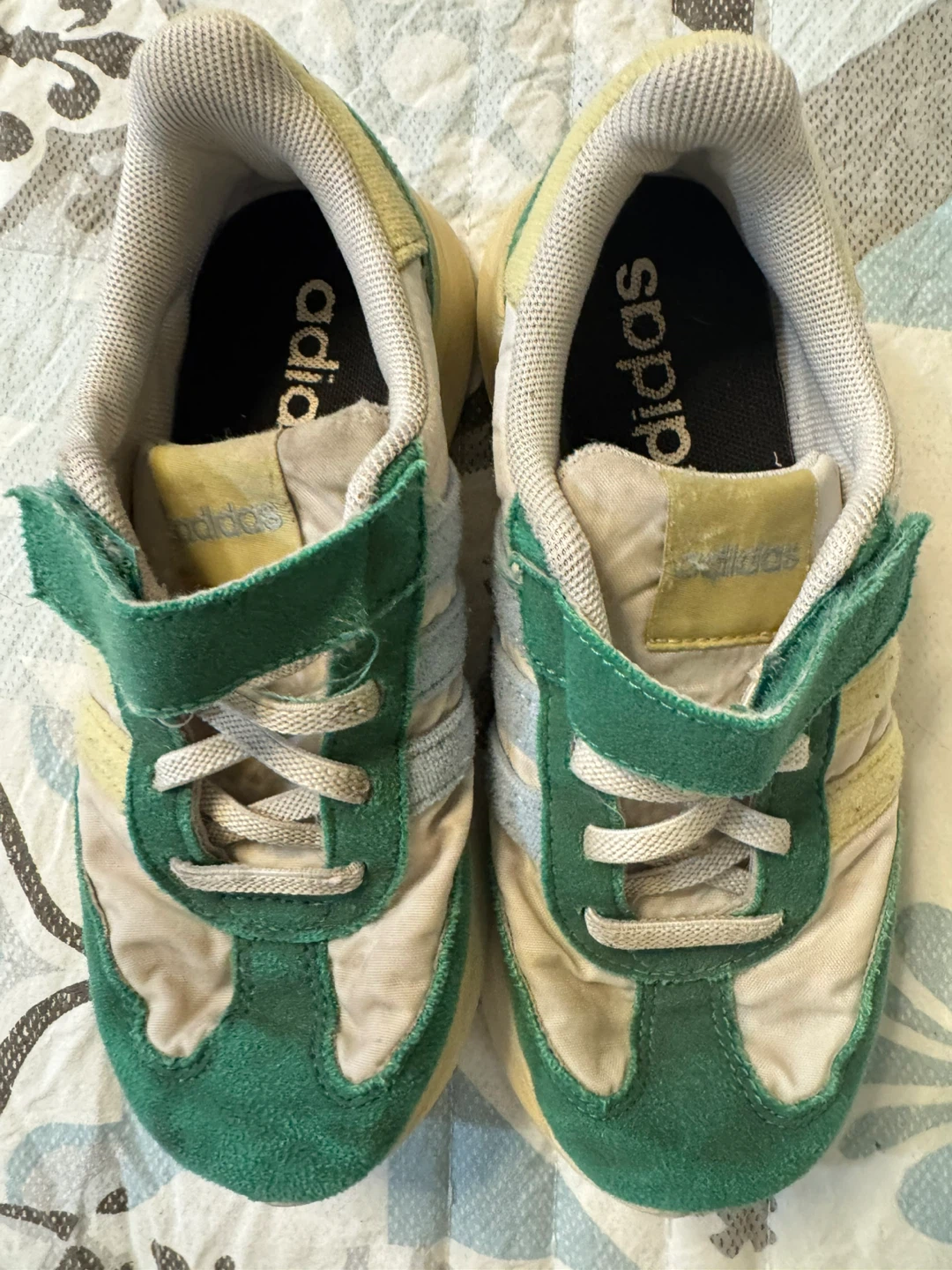 Adidas Cloudfoam Sneakers Green/Yellow - photo 2