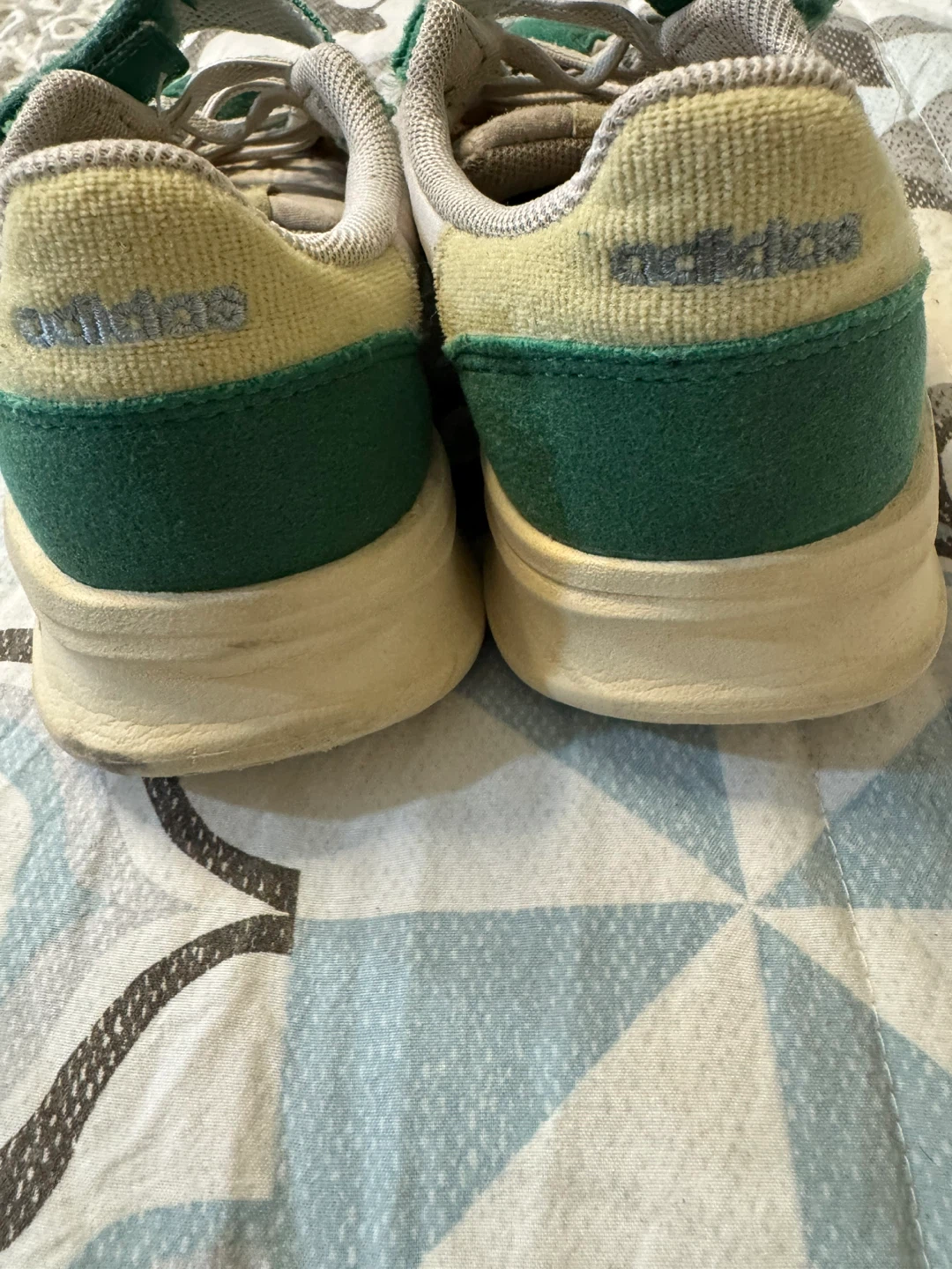 Adidas Cloudfoam Sneakers Green/Yellow - photo 3