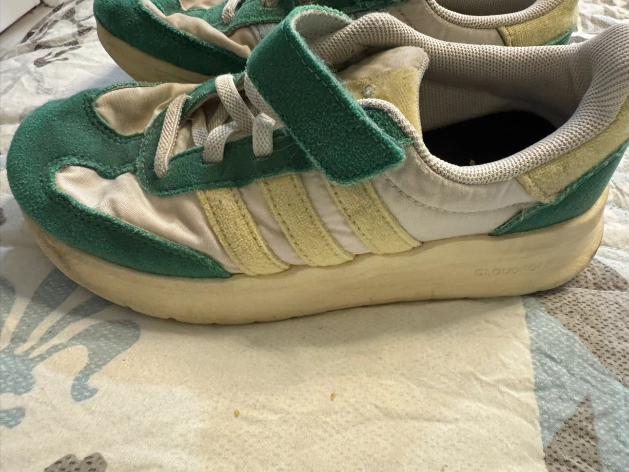 Adidas Cloudfoam Sneakers Green/Yellow - photo 5