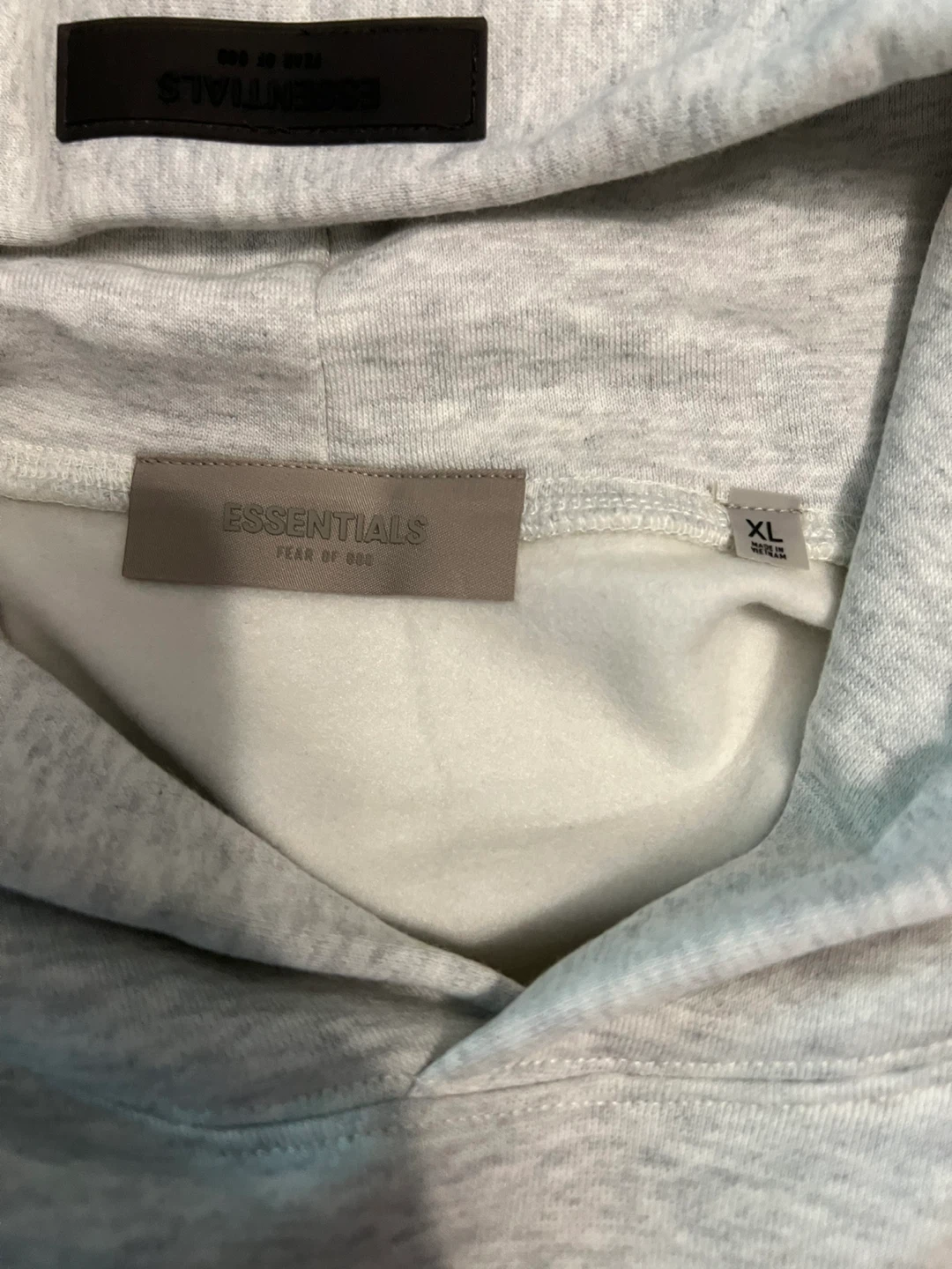 Essentials Fear of God Hoodie - Grey - XL - photo 3